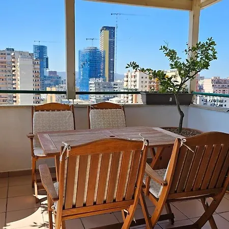 Bazaar's Eye Free Parking Spacious Tarrace Apartment Tirana
